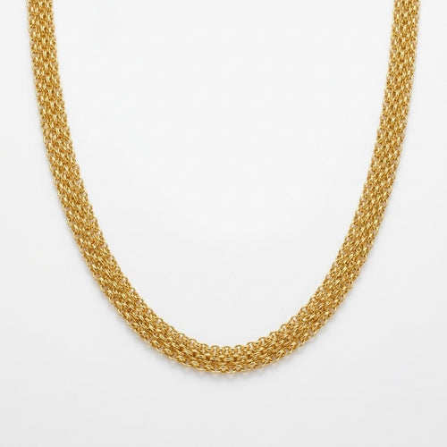 GOLDAS Gold Plated FMBL Chain - Goldas.in