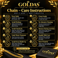 GOLDAS Gold Plated LBOM Chain - Goldas.in