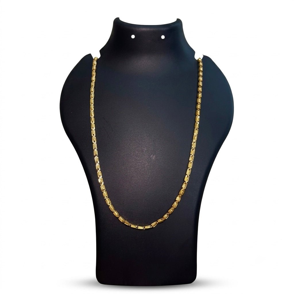 GOLDAS Gold Plated MCI Chain - Goldas.in