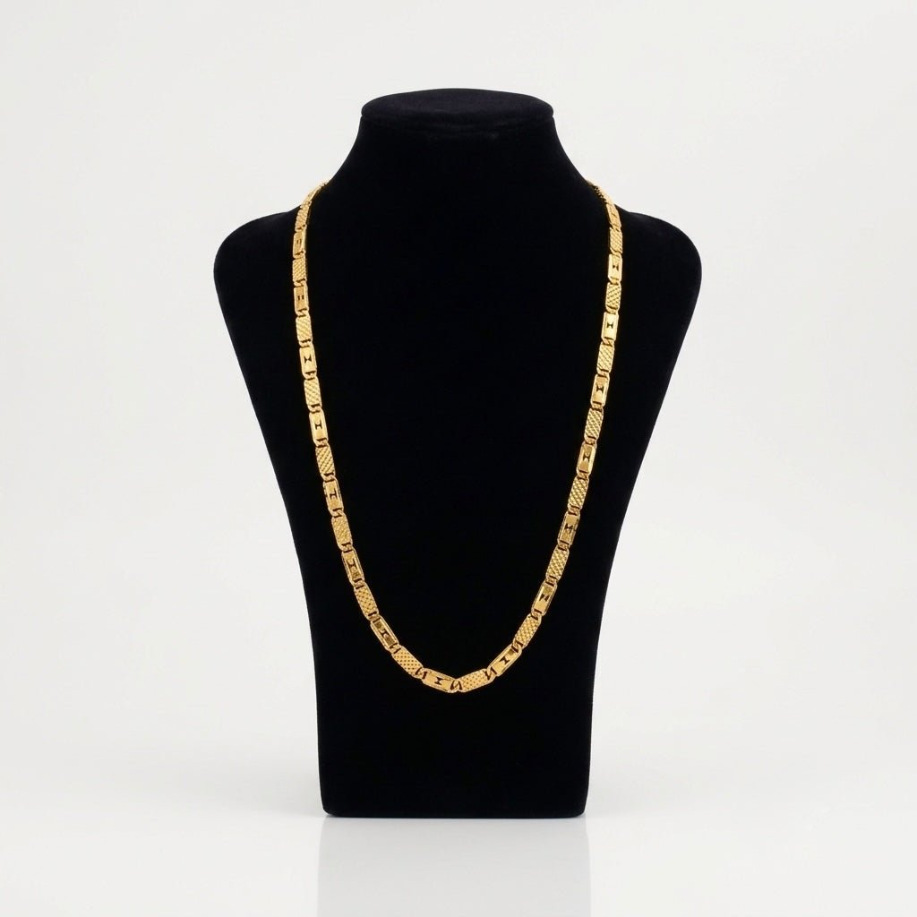 GOLDAS Gold Plated NABWABI HN Chain - Goldas.in