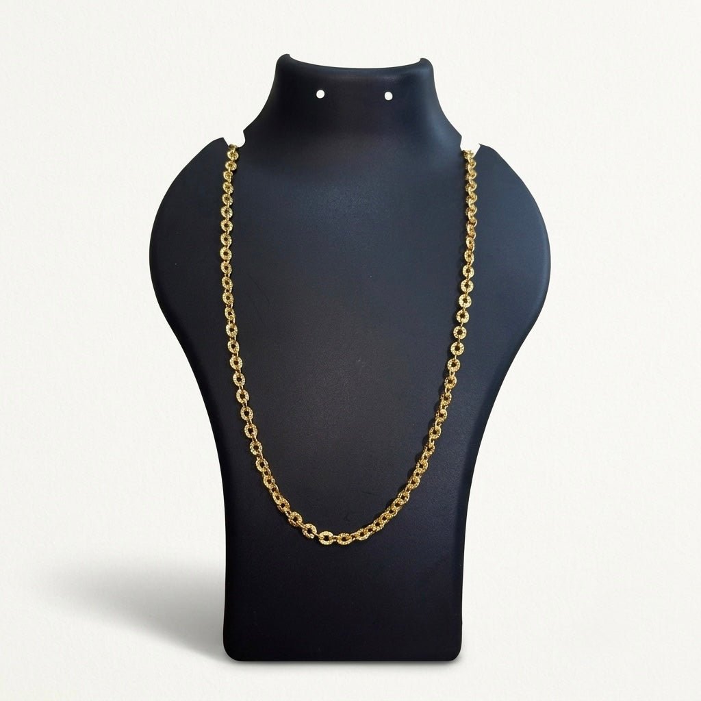 GOLDAS Gold Plated RD Chain - Goldas.in