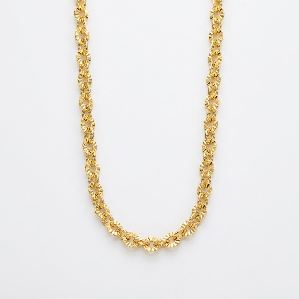 GOLDAS Gold Plated RD Chain - Goldas.in