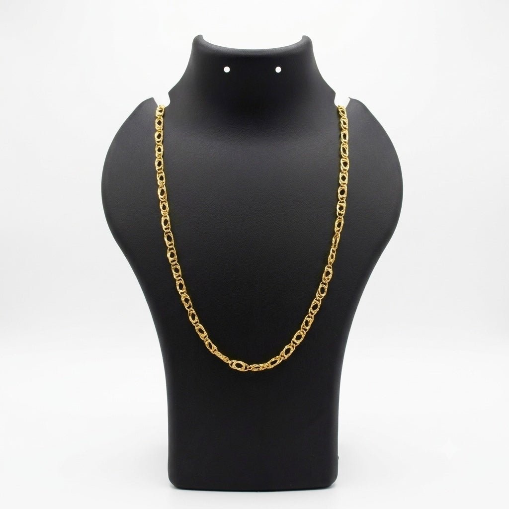 GOLDAS Gold Plated RRD Chain - Goldas.in