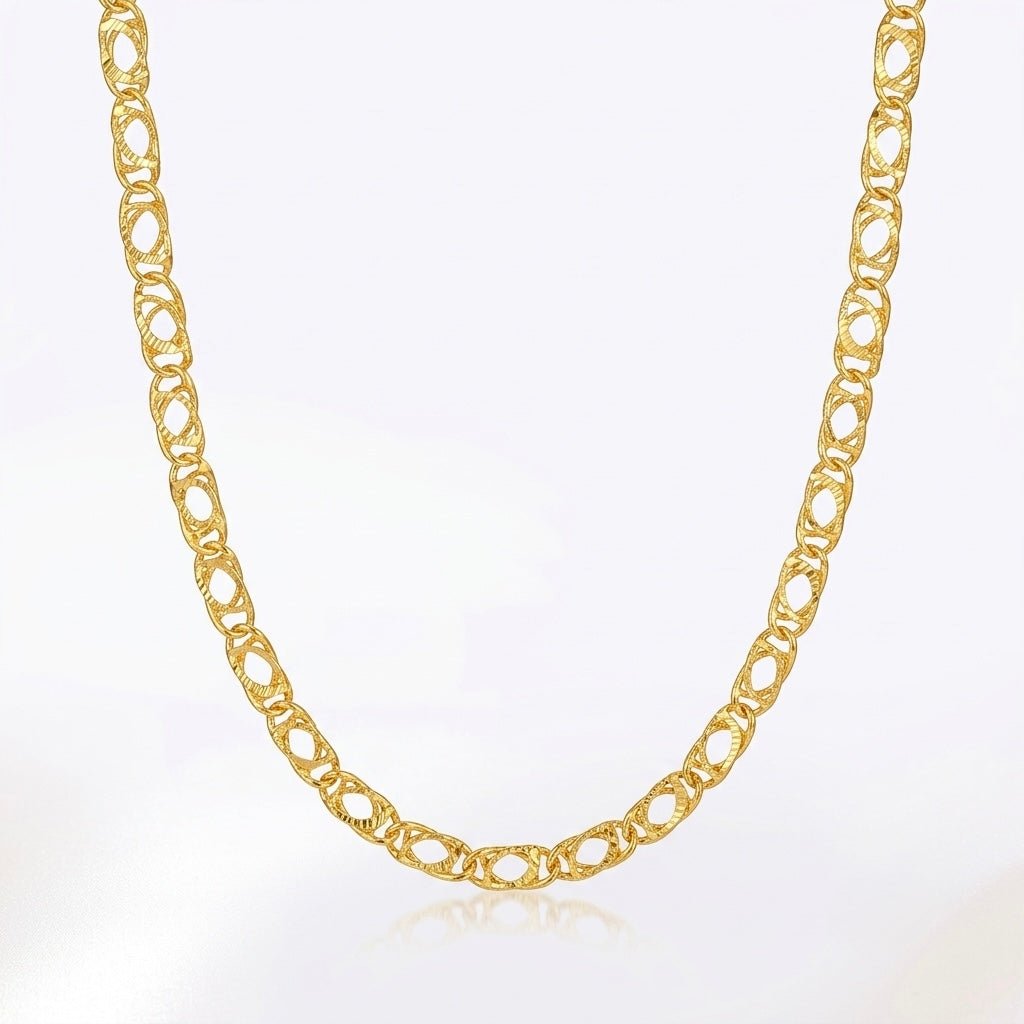 GOLDAS Gold Plated RRD Chain - Goldas.in