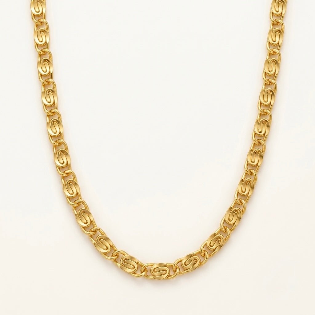 GOLDAS Gold Plated SN Chain - Goldas.in