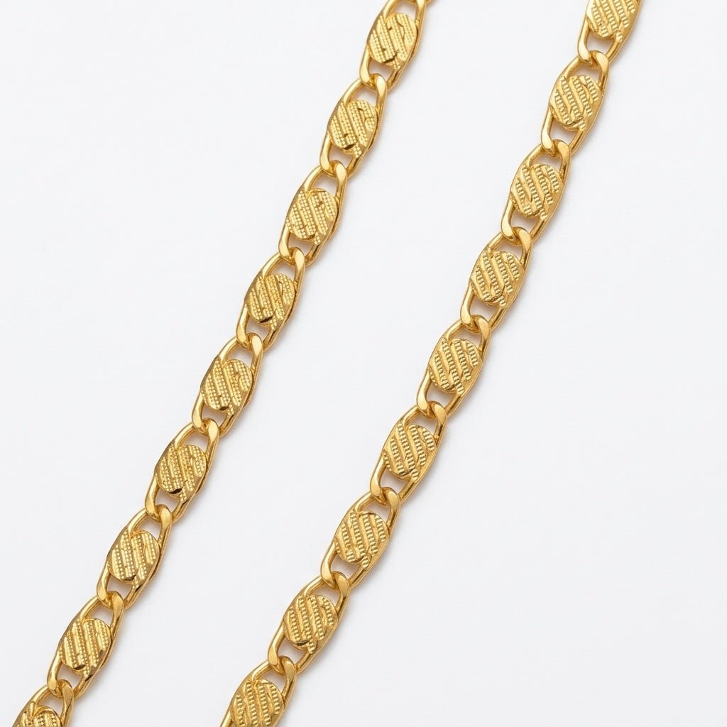 GOLDAS Gold Plated VOLKS Chain - Goldas.in